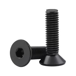 Tornillo de Cabeza Cilíndrica con Ranura (Allen) de Grado 10.9, Negro Oxidado, con Cabeza Avellanada - Product Image 2