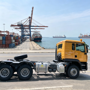 Camión Tractor HOWO TX 6x4 <span class=keywords><strong>de</strong></span> 450HP, Camión <span class=keywords><strong>de</strong></span> Servicio Pesado para Transporte <span class=keywords><strong>de</strong></span> Contenedores, Camión con Remolque Sinotruk HOWO - Product Image 4