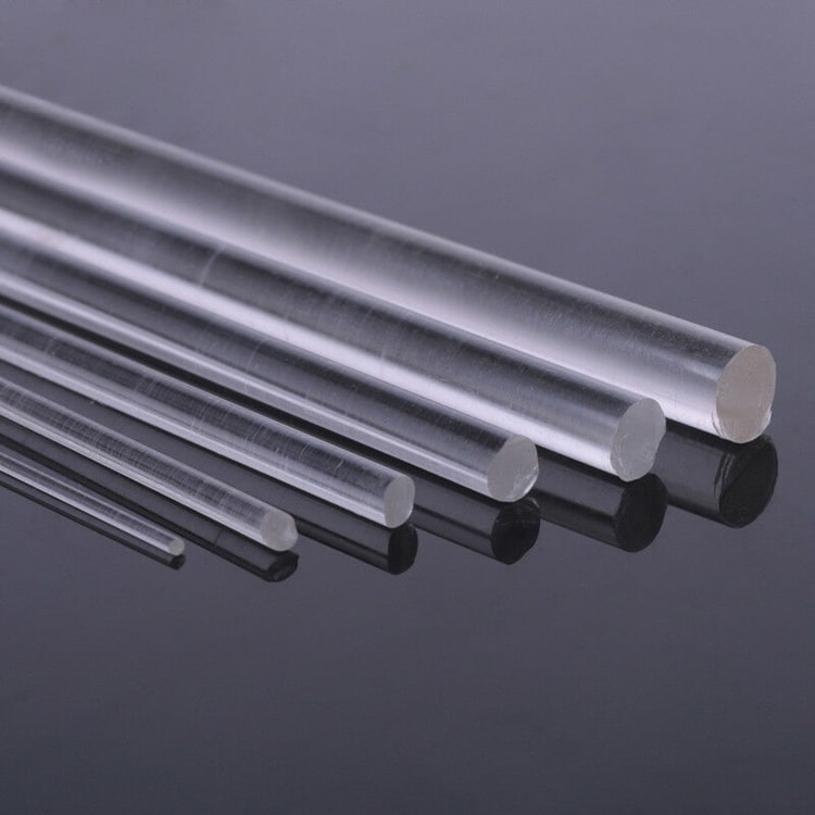 Transparent clear cylinder Acrylic Stick circular colors Solid Pin Lucite PMMA Plexiglass Bar plastic round cast acrylic Rod