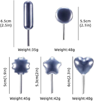 Pipettes en plastique, pipettes en plastique en forme de cœur, pipettes en plastique à presser, adaptées au chocolat, aux gâteaux, aux fraises