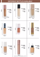 Échantillon gratuit de fond de teint végétalien à couverture complète, marque privée, fond de teint mat pour le maquillage