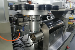 0-120 RPM mm Mini PE Film Blowing <b>Machine</b> Blown Film <b>Machine</b> in Stock Use for Lab Plastic Extruder - Product Image 3