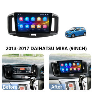 Kit de cadre GPS Kit de tableau de bord 9 pouces Cadre de lecteur DVD de voiture HYUNDAI DAIHATSU MIRA 2013-2017 9 POUCES - Product Image 3