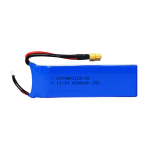 Plus de 1000 modèles, 700 en stock, contactez-nous Batterie lithium haute performance 25C-9043125-3S 11.1V 4200mAh pour usine de polymères rechargeables - Product Image 1
