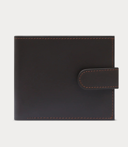 Porte-cartes de haute qualité pour hommes, <span class=keywords><strong>portefeuille</strong></span> en cuir véritable, fermeture à pression, durable, blocage RFID, pliage court, vente en gros d'usine - Product Image 3