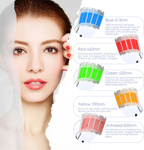 Lifting du visage Led Thérapie par la lumière PDT pour le rajeunissement de la peau Thérapie de beauté 5 couleurs Thérapie par la lumière LED - Product Image 6