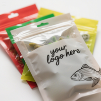 Sacs en plastique refermables à fermeture éclair de qualité alimentaire pour l'emballage des aliments pour poissons d'étang