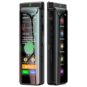 Ai thông minh kép Dictaphone ghi âm bác sĩ phỏng vấn bút chatgpt cuộc gọi điện thoại ghi âm giọng nói phiên âm tóm tắt ngôn ngữ MP3 - Product Image 1