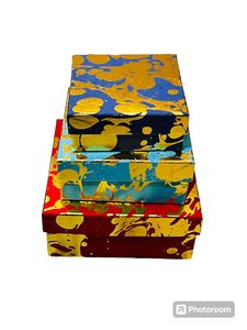 Blue Color <b>Paper</b> Jewelry Box Eco-Friendly Cardboard Rigid Foldable Kraft <b>Paper</b> Box with Mirror Luxury <b>Paper</b> Box for Gift <b>Packing</b> - Product Image 4