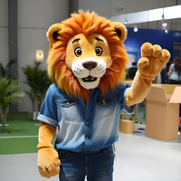 Usine de mascottes Shengye, costume de personnage de dessin animé personnalisé, costume de marche, animal lion, mascotte en peluche pour la publicité de marque, événement, performance