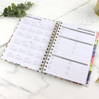 Impression de logo personnalisé 2026 A5 spirale Goal Life Journal quotidien planificateur carnet coffret cadeau
