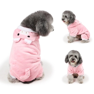 Divertidos Disfraces de Invierno para Mascotas, Ropa de Forro Polar para Perros, Disfraces de Dinosaurio para Cachorros y Gatitos Pequeños - Product Image 3