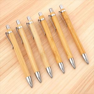 Eco-friendly Bamboo Metal Ballpoint <b>Pen</b> with logo Slim Signature <b>Pen</b> Custom <b>Pen</b> Write Smoothly Suitable for Corporate Gifts - Product Image 1