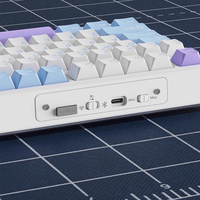 Clavier de jeu mécanique sans fil USB-C personnalisable à 98 %, programmable, rétroéclairage RGB, touches PBT, fréquence de polling 8 kHz, pour ordinateur de bureau