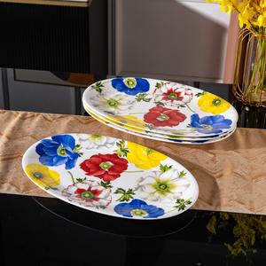 Vajilla de Porcelana Europea Más Vendida, Apta para Lavavajillas, con Diseño Personalizado para Reuniones Familiares y Bodas - Product Image 1