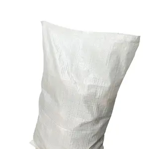 Le paquet vert supérieur produit des sacs de sac tissés par pp de 60x100cm pour emballer le son de riz de grain