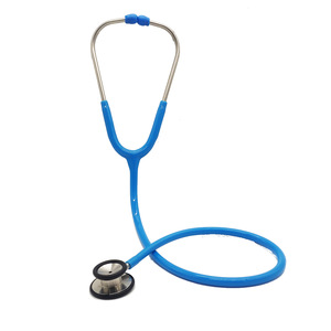 Stéthoscope double face en acier inoxydable HMYL HM-400 bleu, usage médical éducatif - Product Image 3