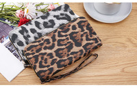 Dompet Kartu Wanita Model Clutch Panjang Persegi Panjang Motif Hewan Kelas Atas, Satu Bagian, Multi-kartu, OEM, Hadiah Hari Ayah