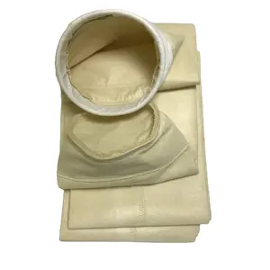 Bolsa de filtro de aire de polvo de mezcla PPS y PTFE personalizada, 3m de largo para eliminación de polvo y filtración, jaula de filtro