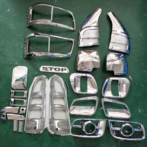 Bộ phụ kiện mạ crôm ABS cho xe Hiace Van KDH200 2010-2013, bao gồm tay nắm cửa, ốp đèn tự động, bộ body <span class=keywords><strong>kit</strong></span> - Product Image 1