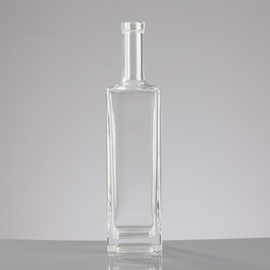 <strong>Top</strong> <strong>Selling</strong> Unique Clear 350ml 500ml 750ml 1L 2L Luxurious Shaped Glass Wine Tequila Water Bottle - Product Image 2