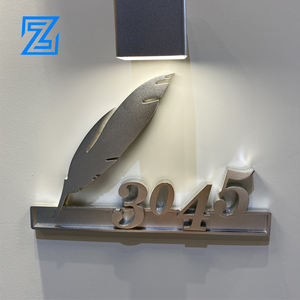 Thép Không Gỉ Kim Loại Số Và Chữ Số Nhà Phòng Khách Sạn Cửa - Product Image 4