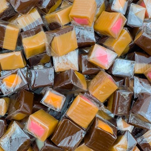 Caramelle Gommose al Cioccolato al Latte Halal all'Ingrosso, Gusto Fruttato, Toffee in Cubetti - Product Image 6