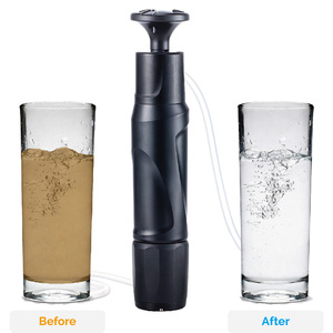 Purificador de Agua de Supervivencia de 1.2L/min para Bolsa de Emergencia, Filtro de Cerámica de 5 Etapas, Elimina el 99.9999% de los Protozoas y Bacterias - Product Image 1