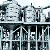 Geforceerde circulatie verdamper multi-effect vacuümconcentratiemachine voor de productielijn van fruitpuree, -pasta en -sap