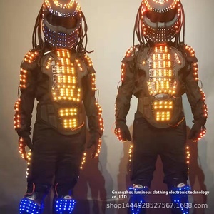 Led Kleidung Dj Party Club Stage Dance Wear Led Licht Kleidung Bunte leuchtende Roboter Anzug blinkende Led Jacke Roboter Kostüm - Product Image 4
