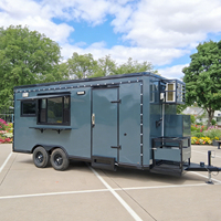 Remorque alimentaire mobile entièrement équipée à vendre, norme américaine, cuisine commerciale, remorque de concession pour entreprise de restauration rapide, CE DOT