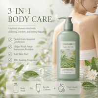 Gel de Ducha Espumoso con Aminoácidos, 360g, Aroma Duradero 48h, Limpieza Profunda, Hidratante y Nutritivo, Venta al Por Mayor de Fábrica
