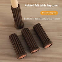 Accessoire de meuble en plastique vente en gros couvre-pied de chaise antidérapant épaissi pied de table muet résistant à l'usure pour table et chaise
