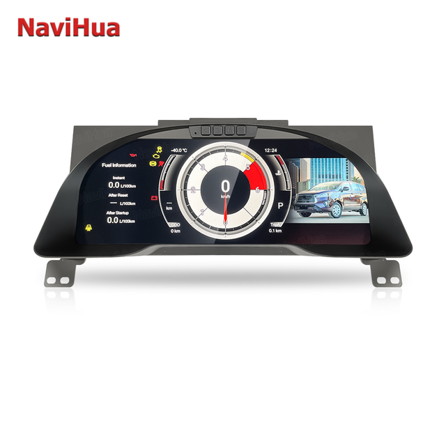 Navihua New 12.3 Inch LCD Cluster Linux For Toyota Innova 2016-2023 Speedometer Panel Digital Dashboard Instrument Cluster