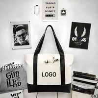 Sacs fourre-tout en toile de coton blancs, promotionnels, personnalisables avec logo sérigraphié, réutilisables, vente en gros à prix abordable