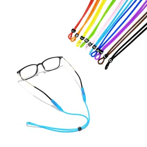 Adjustable Anti-slip Colorful Reading Glasses Cord Elastic Sports Sunglasses Sstrap Silicone Eyewear Rretainer For Outdoor