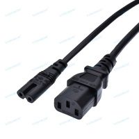 Cordon de branchement en Y C14 vers C13+C7, adaptateur répartiteur simple IEC 320 C14 mâle vers C13+C7 femelle