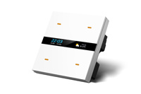 Commutateur intelligent à 4 touches de contrôle de scène britannique 4 pouces Nom du commutateur pouvant être modifié ZIBGEE Tuya Zigbee Télécommande Produits pour la maison intelligente