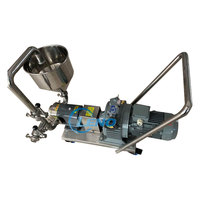 Pompe à lobes rotative LENO en acier inoxydable 304 316L de qualité alimentaire pour graisse, gel, sirop, shampoing, chocolat et liquides visqueux