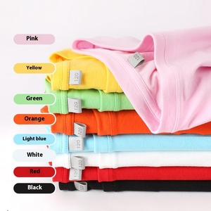 Tùy Chỉnh In 180G Cotton Ngắn Tay Áo T-Shirt Cho Bé Trai Cô Gái Rắn Màu Mẫu Giáo Lớp Hoạt Động Người Đàn Ông Của T-Shirts - Product Image 2