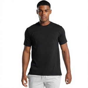 <b>Spot</b> Supply 100% COTTON Solid Short Sleeved Sports <b>T</b>-<b>shirts</b> for Men's Casual Fashion Regular Fit Breathable Quick - Product Image 4