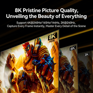 Cable de Fibra Óptica DP a <span class=keywords><strong>HDMI</strong></span>, 1, <span class=keywords><strong>1.5</strong></span>, 2, 3 Metros, Monitor, Mini Tarjeta de Captura de Video USB-C, Video <span class=keywords><strong>2.1</strong></span> Tipo C VGA 4K 8K - Product Image 3