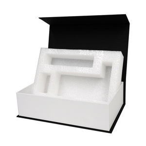 China Custom Luxury Book Shaped Rigid Paper Box Packaging Magnetic Gift Boxes With EVA Foam Insert