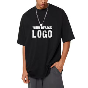 T-shirt pour homme de haute qualité, 270 g, épaules tombantes, grande taille, vente en gros, OEM, vintage, lavé, ample, manches courtes - Product Image 1