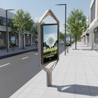 Affichage publicitaire LED MUPI pour utilisation dans les lieux publics