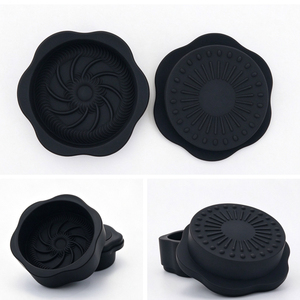 Nuevos Accesorios Personalizados para Fumar, Molinillos de Silicona de 3 Piezas, Molinillo de Hierbas Secas, Triturador de Hojas Secas y Tabaco - Product Image 4