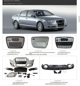 Adecuado para <span class=keywords><strong>Audi</strong></span> A6 RS6 <span class=keywords><strong>S6</strong></span> 05-12, Parrilla, Parachoques Delanteros y Traseros, Faldones Laterales, Labios Delanteros y Traseros, Soporte para Faros Antiniebla, Punta de Escape - Product Image 6