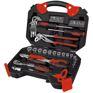 Usine professionnelle boîte aux lettres clé emballage ménage 110 pièces 1/4 ''et 1/2'' <span class=keywords><strong>DR</strong></span>. clé à douille ensemble d'outils à main - Product Image 1