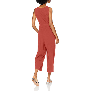 Nuevo estilo V profunda diseño sin mangas <span class=keywords><strong>de</strong></span> apertura positiva cintura señoras prendas y monos - Product Image 4