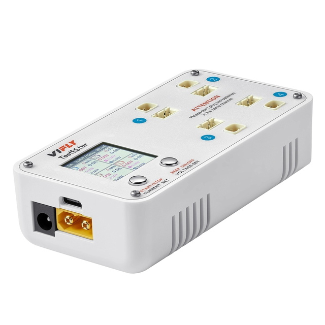 Vifly 2S Battery Drone Charging Machine with QC3.0 Functionality Supports BT3.0 XH2.54 Type-C Port 5W Output Power Input 9V/2A